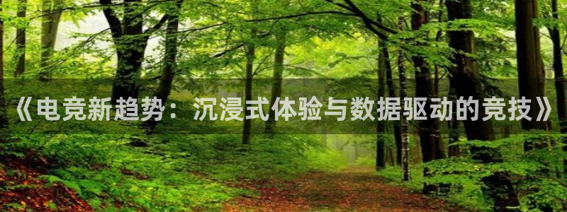 雷火电竞网址：《电竞新趋势：沉浸式体验与数据驱动的竞技》